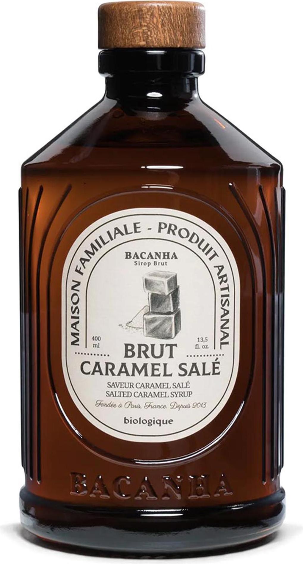 Bacanha Sirop Brut de Caramel Salé 400ml – -Salted Caramel Sirup