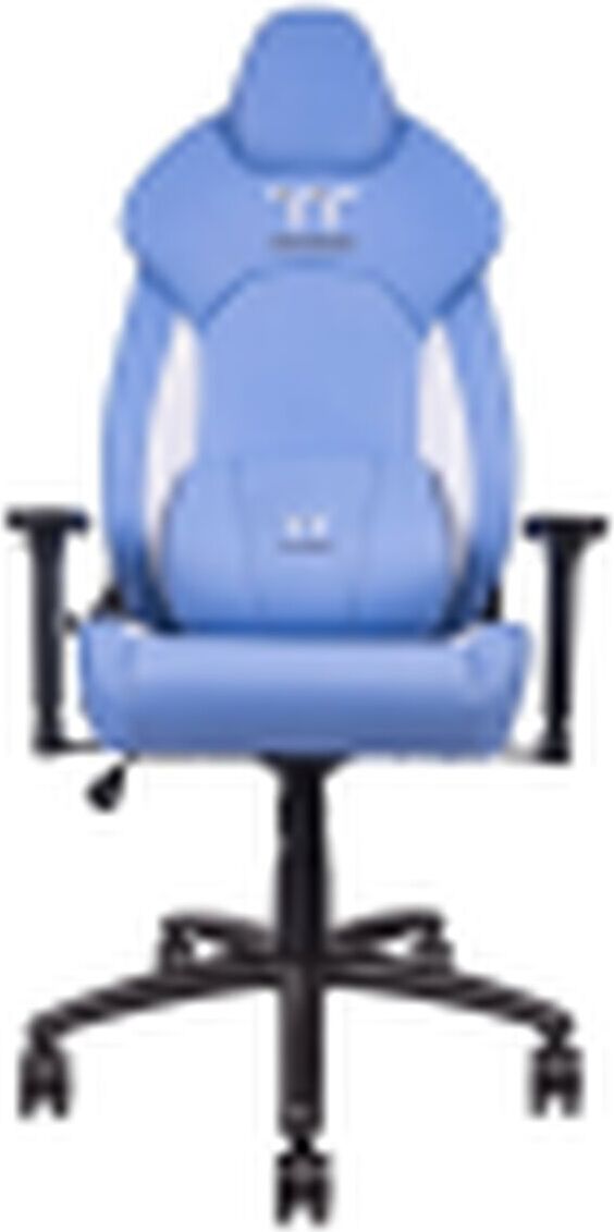 Thermaltake GGC-VCO-LWLWDS-01 Gaming Chair Gaming Chair Gepolsterter Sitz Blau, White
