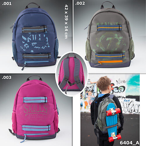 Depesche Vertrieb GmbH & Co. 7Skills Rucksack für Pennyboard - Farbe: pink