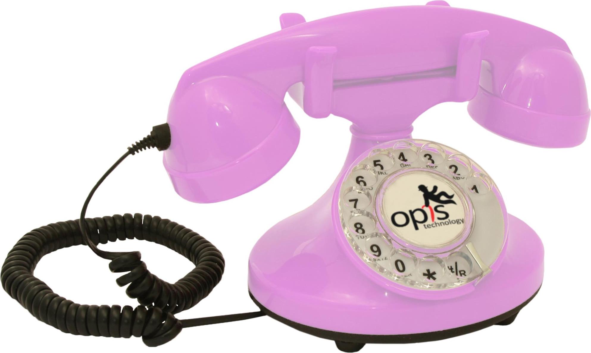 OPIS TECHNOLOGY Opis FunkyFon cable Wählscheibentelefon / Retrotelefon / Nostalgietelefon
