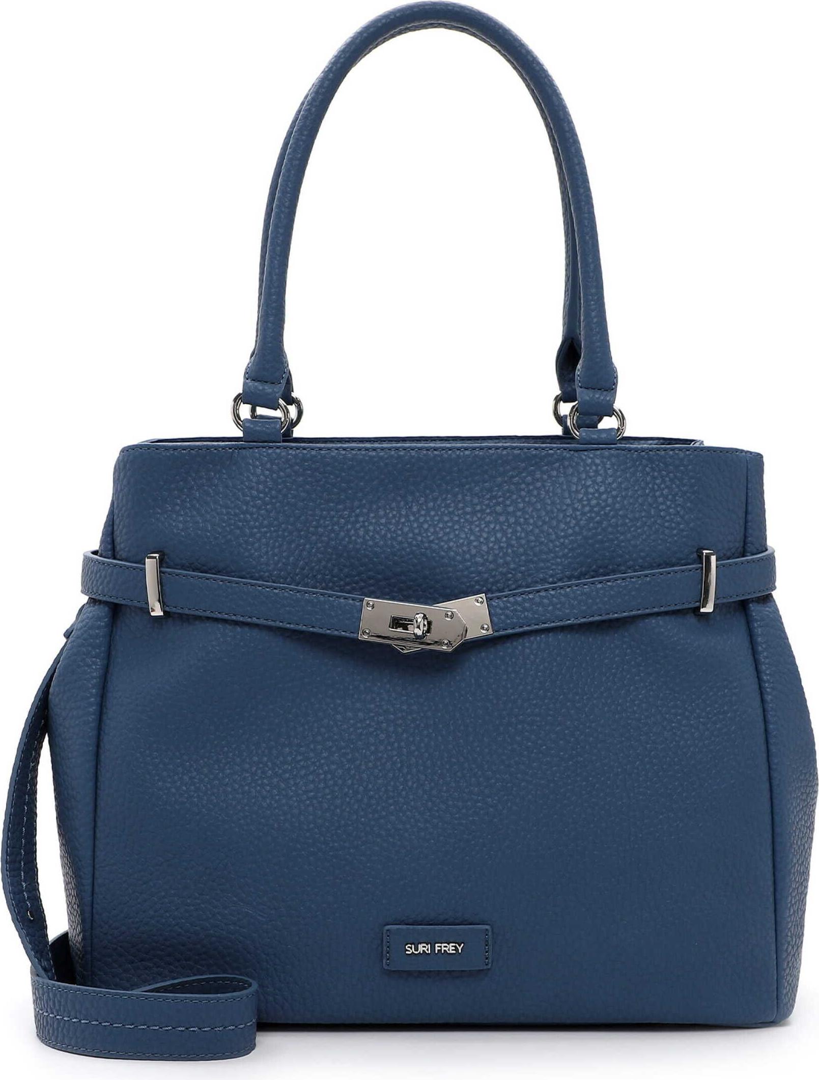 SURI FREY Handtasche Umhängetasche Leony Cityshopper Denim dunkelblau 14813.512