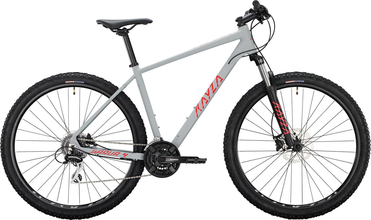 Kayza MTB-Hardtail Garua 4 Mod. 22 Fahrrad Garua 4 29 46 Hardtail 24sp grau rot
