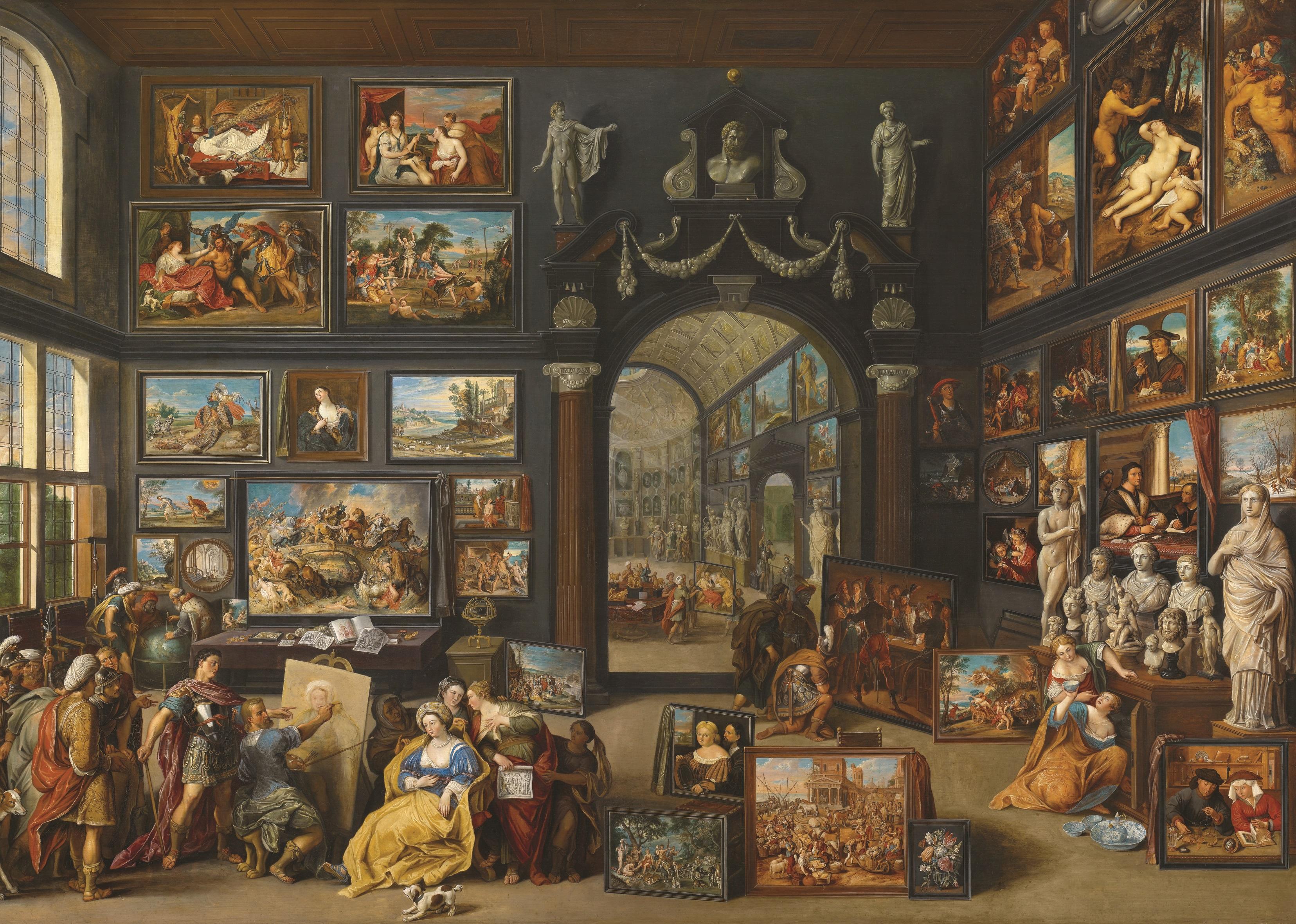 Puzzelman Puzzle Kunst Mauritshuis Willem van Haecht 1000 Teile