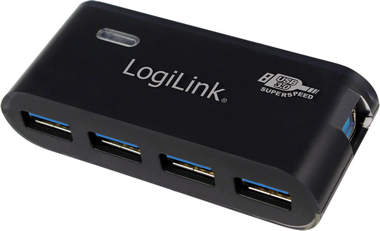 LogiLink USB 3.0 Hub 4-Port - Hub - 4 x SuperSpeed USB 3.0 porty