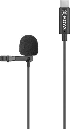Mikrofon BOYA BY-M3 OP Ansteckmikrofon mit Kugelcharakteristik, USB-C BY-M3-OP
