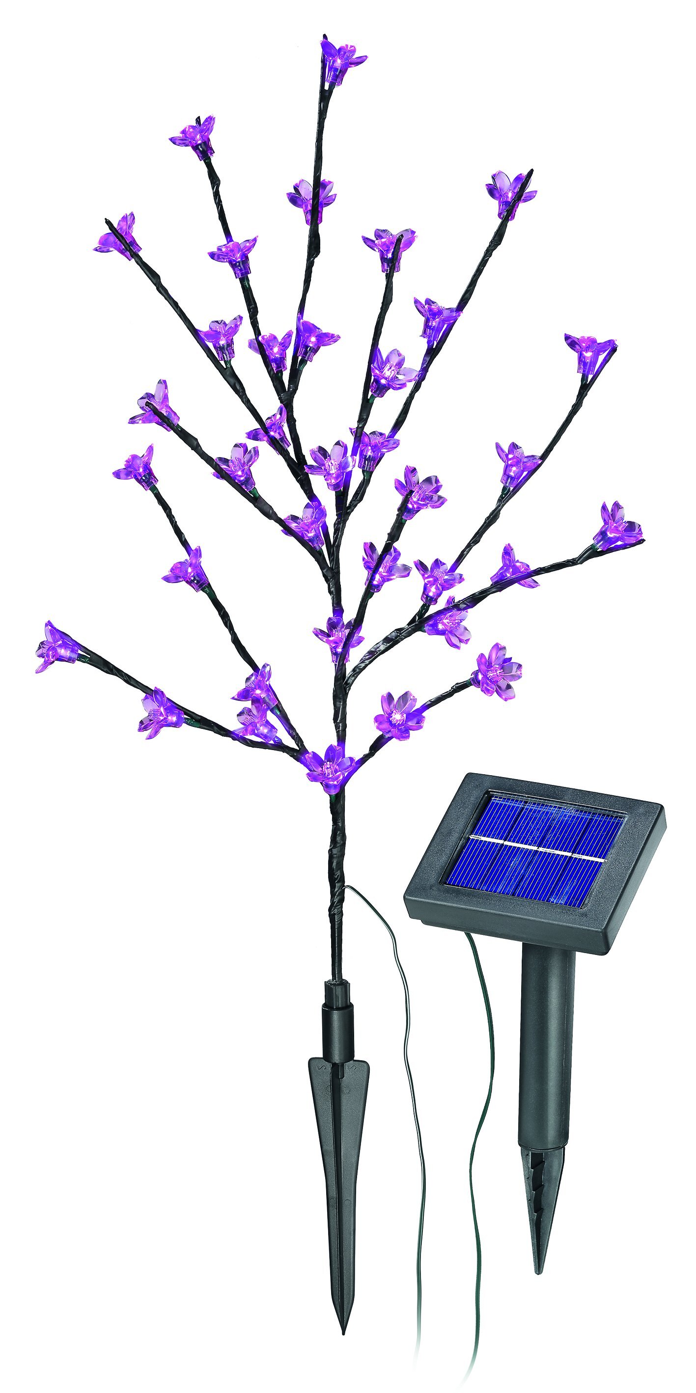 Esotec Solar LED Blütenstrauch pink 194102104