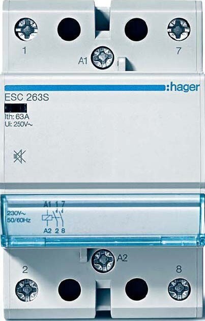 HAGER ESC443 Schuetz 40A 3S/1OE 230V