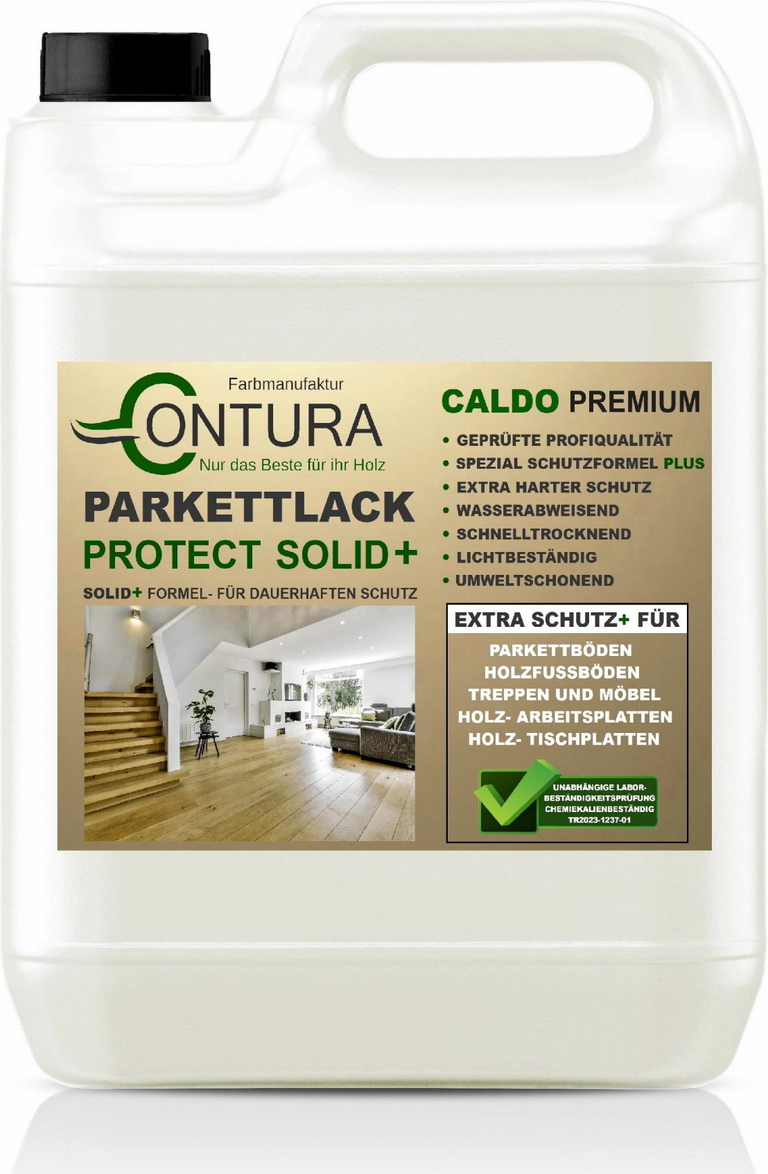 Contura 20Liter Premium Protect Parkettlack Treppenlack Dielenlack Fußbodenlack - Matt