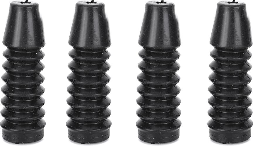 Gistuch 4 Stück Stoß-Staubschutzhüllen, Organ-Typ-Wraps-Schutzzubehör für 1/8 1/10 Off-Road-Modellauto (48 mm 1,89 Zoll)