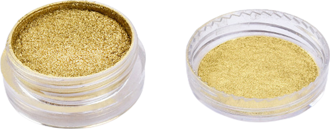 Stuttg 1 Flaschenmetallpulver einfach zu verwenden hautfreundlich 4 Farbe Kreative Pigmente Glimmerpulver für Handwerk-Golden ,Größen:S 2604820@Stuttg