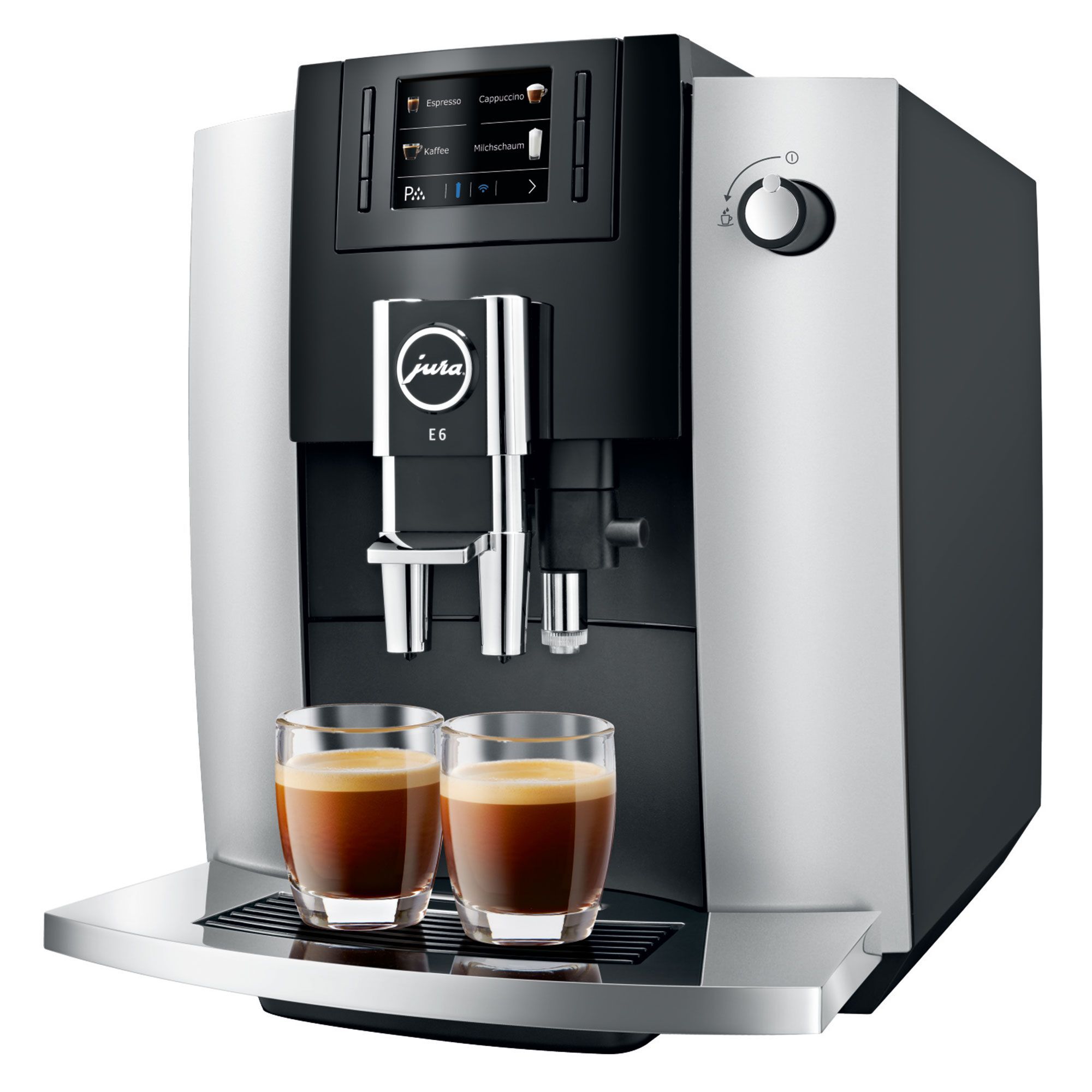 Plne automatický kávovar JURA E6 Dark Inox