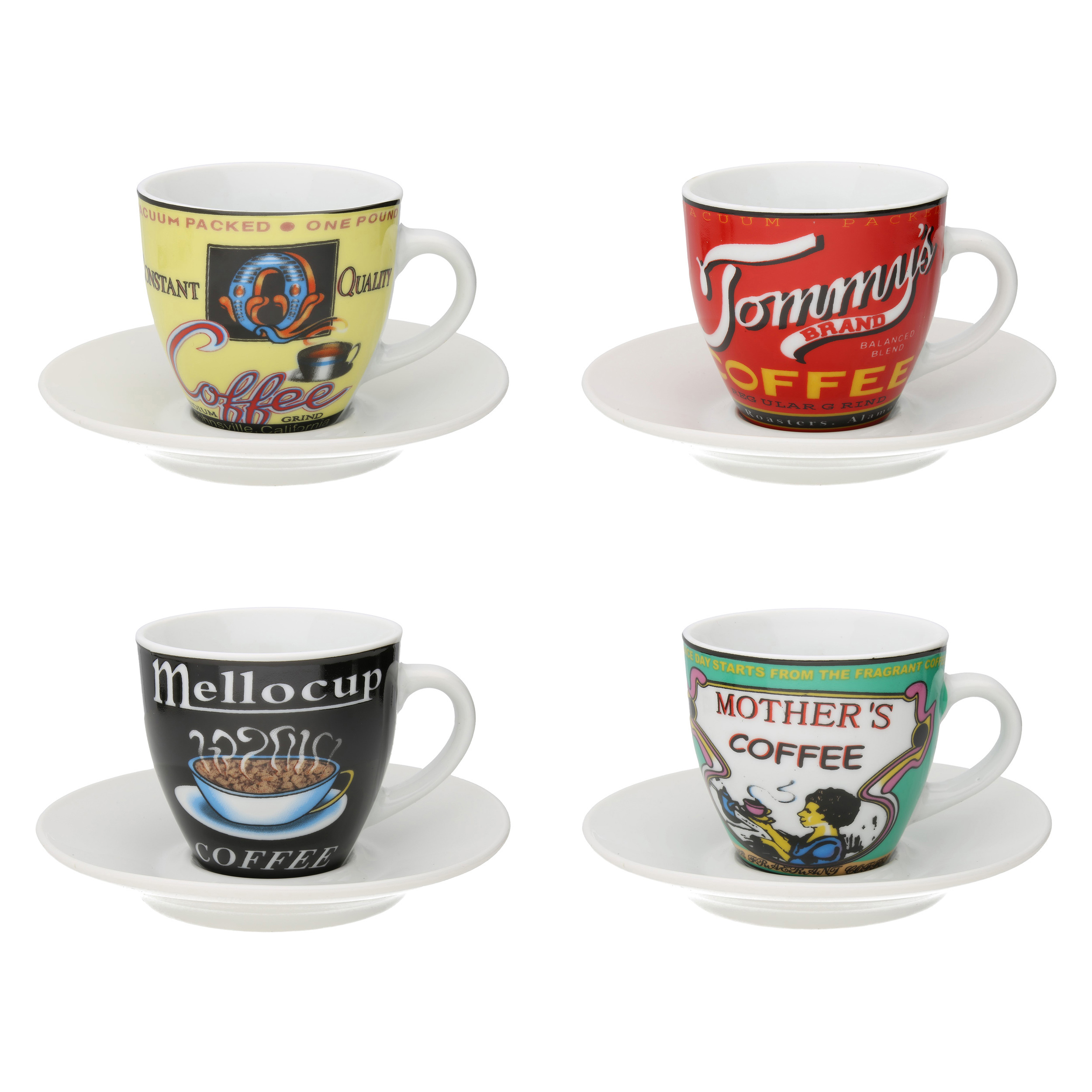 Wurm Espressotassen Mokkatassen Tassen Geschirr Espresso Tassen Set