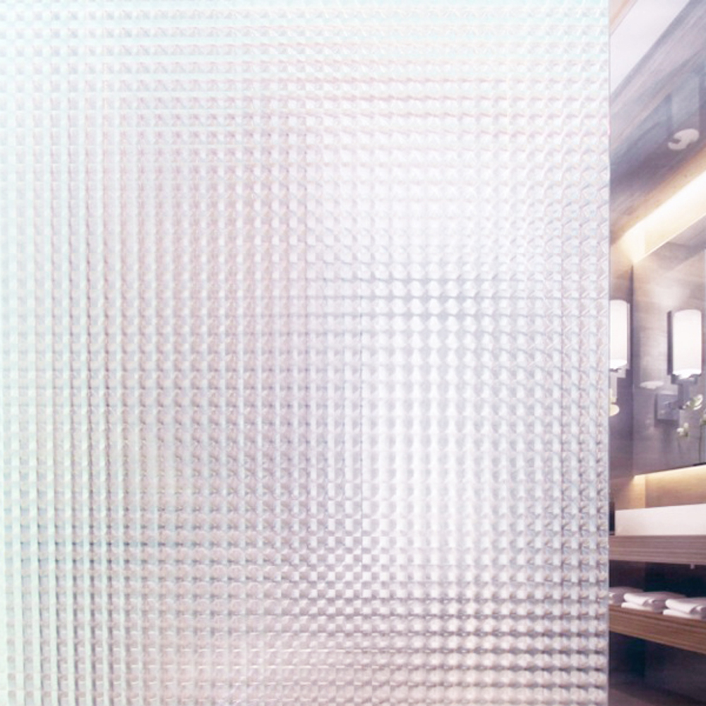 5M Fensterfolie Selbsthaftend Sichtschutzfolie Anti-UV Glasfolie Milchglasfolie 