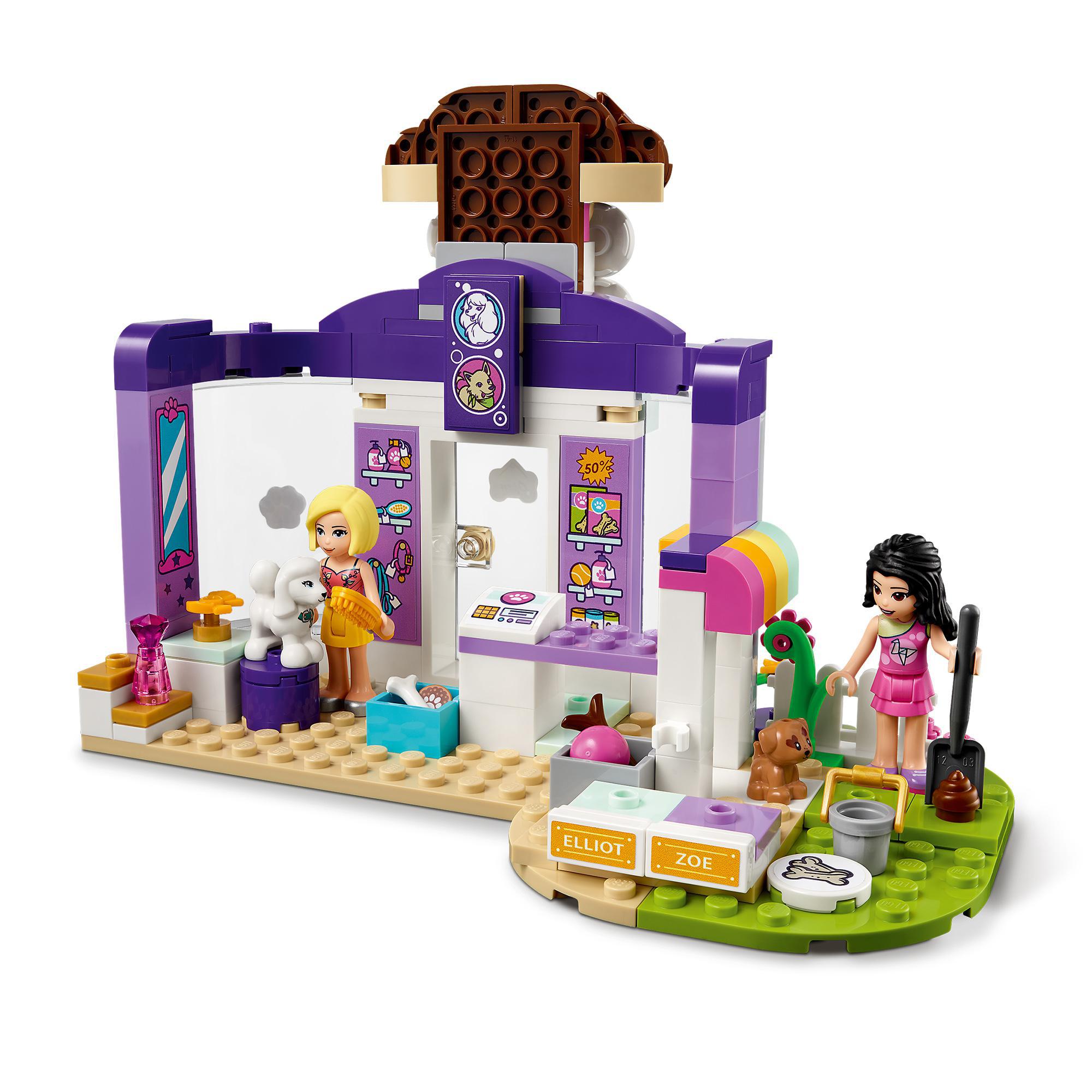 LEGO 41691 Friends Hundetagespflege Spielset, Emmas Hundepflege und Welpen-Spielplatz