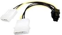 Akasa AK-CB4-6, 0,2 m, ATX (4-pin), 2 x Molex (4-pin)