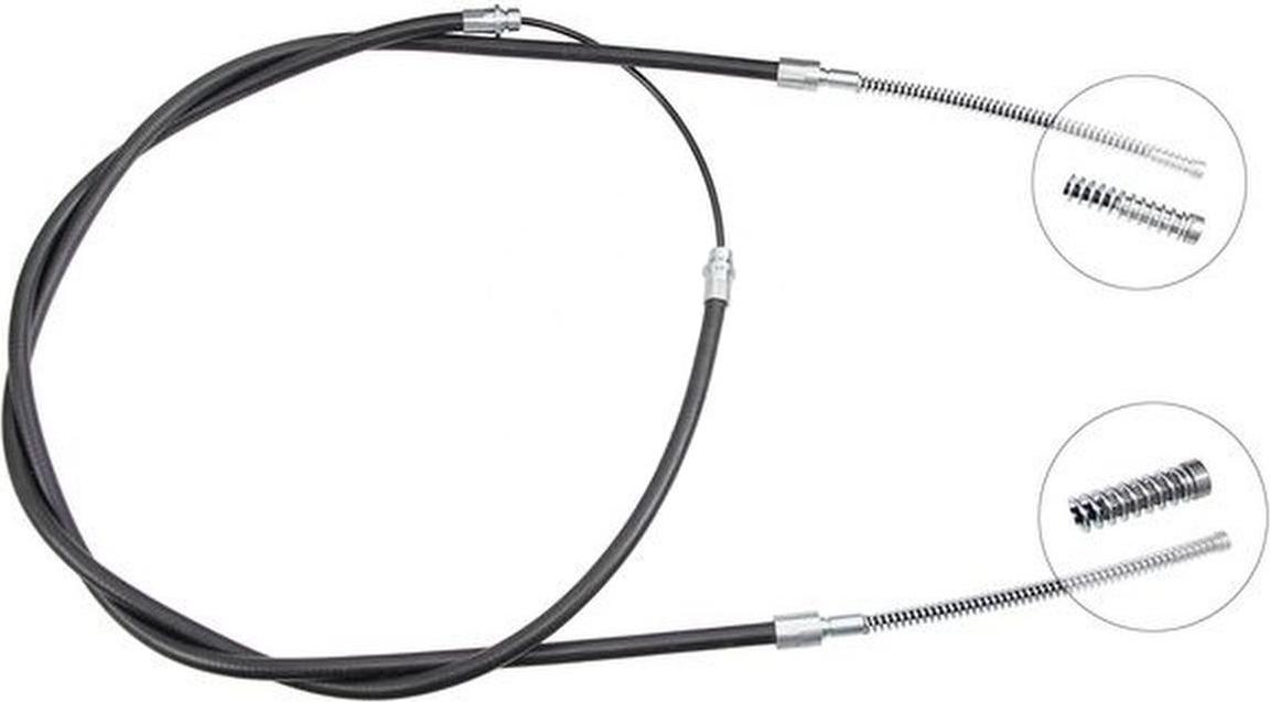 Seilzug Feststellbremse 2.400 mm Trommelbremse A.B.S. für u.a. FORD TRANSIT K18927