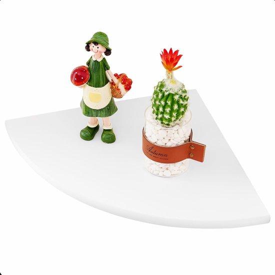 OEM Hängender Eckschrank - Schwankender Wandregal - 1 Stück - Massiv Eichenholz - 18 cm 2026