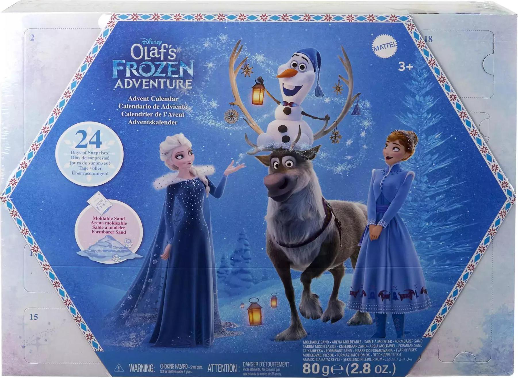 Mattel Frozen Adventný kalendár s malými bábikami 2024
