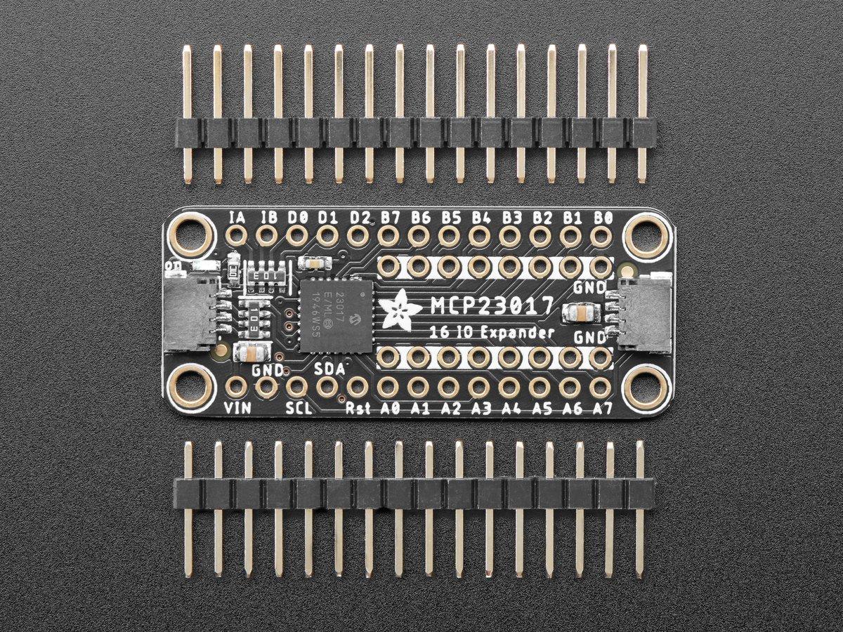 Adafruit MCP23017 I2C GPIO Expander Breakout for Arduino STEMMA QT Qwiic 5346