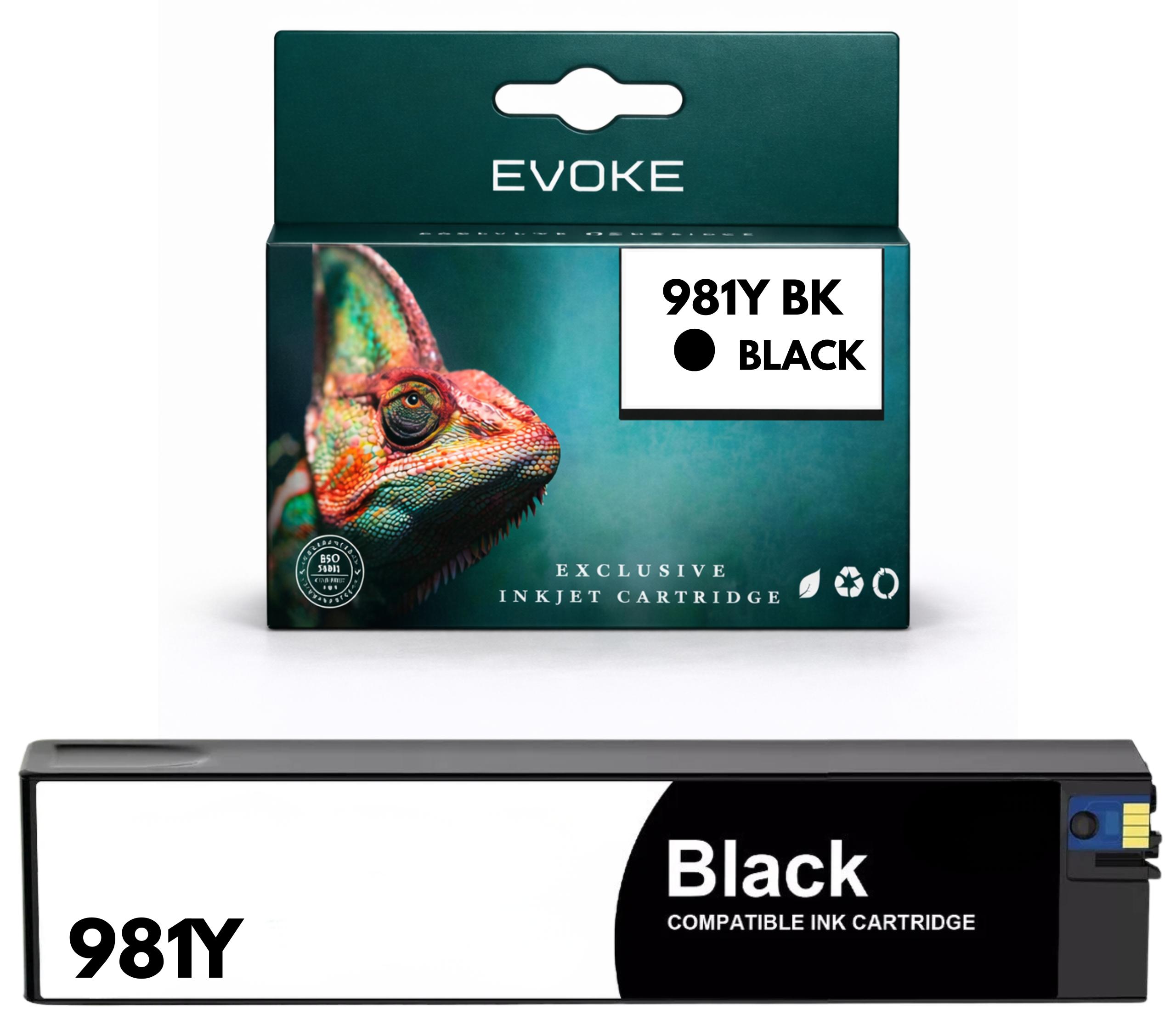 Evoke Tusz do drukarki HP 981Y czarny (Black) L0R16A | PageWide E55650 MFP E58650