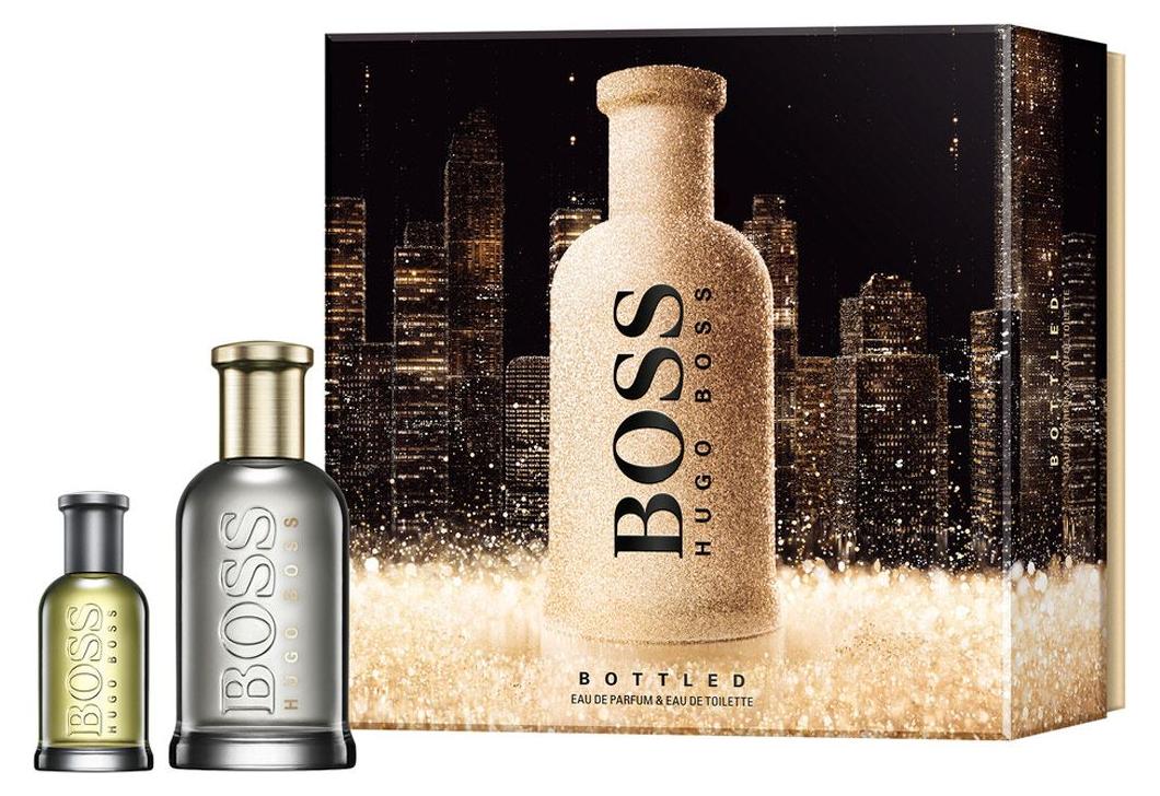 Set Hugo Boss: Boss Bottled, eDP, fü r Mä nner, 100 ml + Boss Bottled, EdT, Fü r Mä nner, 30 ml