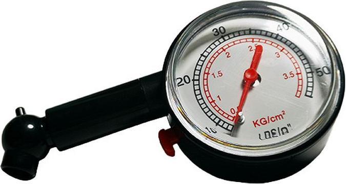 Merač tlaku v pneumatikách auta čierny