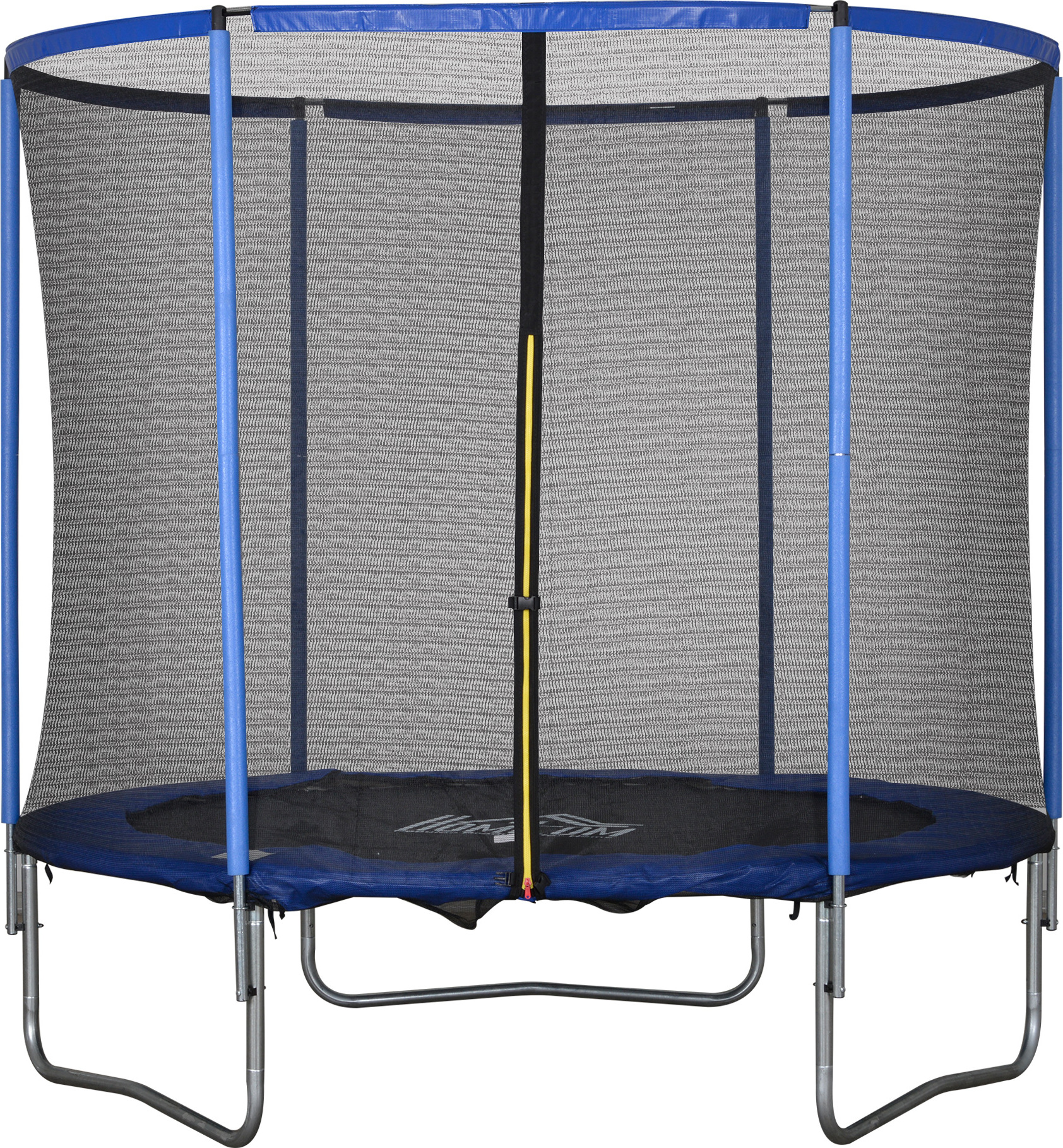 HOMCOM trampolína s bezpečnostnou sieťou Záhradná trampolína oceľ Ø244 x 240H cm