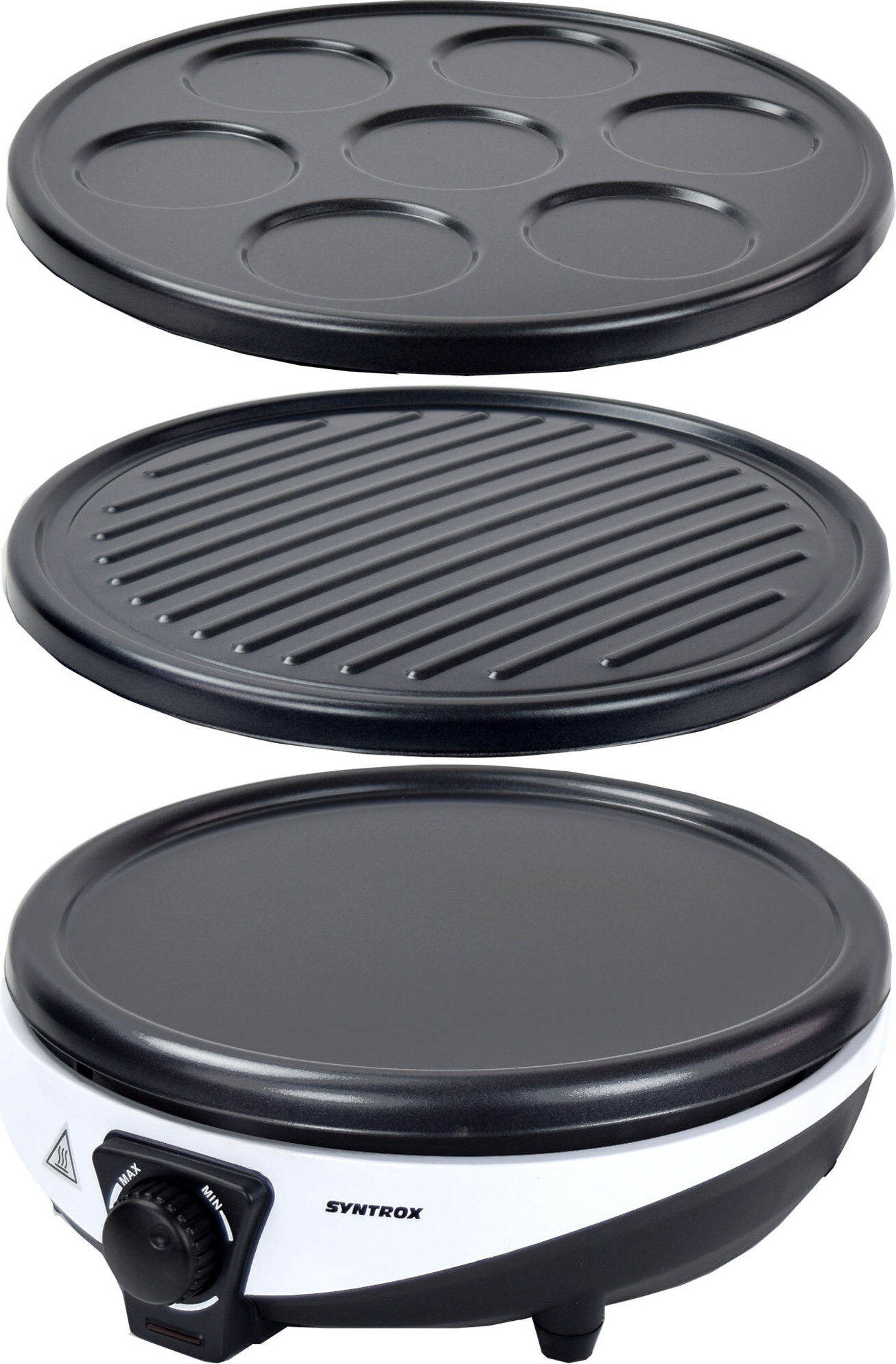 3in1 Crepes Maker | Kontaktgrill | Pancake Maker Zephir