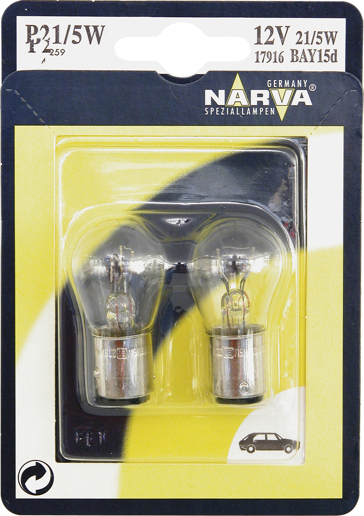 Narva 17916 P21/5W 12V 2st bl.