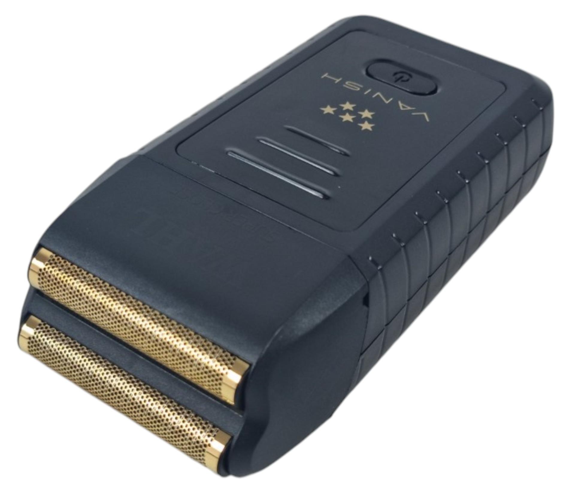 Wahl Vanish, Planžetový holiaci strojček, Čierna, Zlato, Tlačidlá, Striedavé napájanie / batéria, Lithium-ion (Li-ion), Zabudovaná batéria