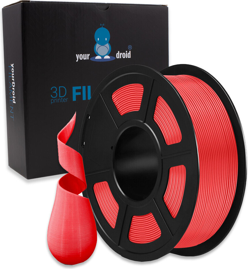 your droid yourDroid PLA Filament Kirschrot 1.75mm 1kg