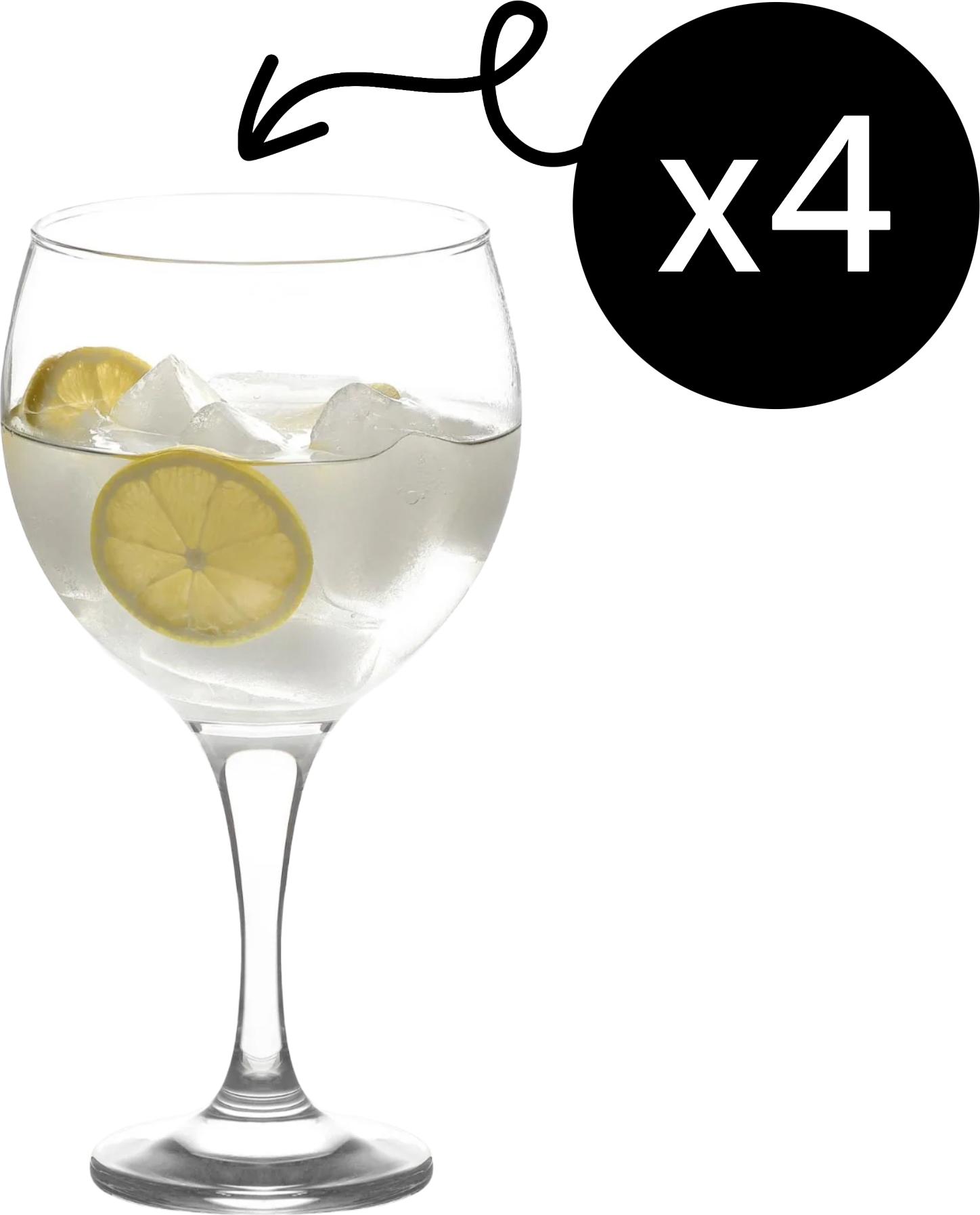 LAV Misket Allzweckgläser 645ml, 4er Set