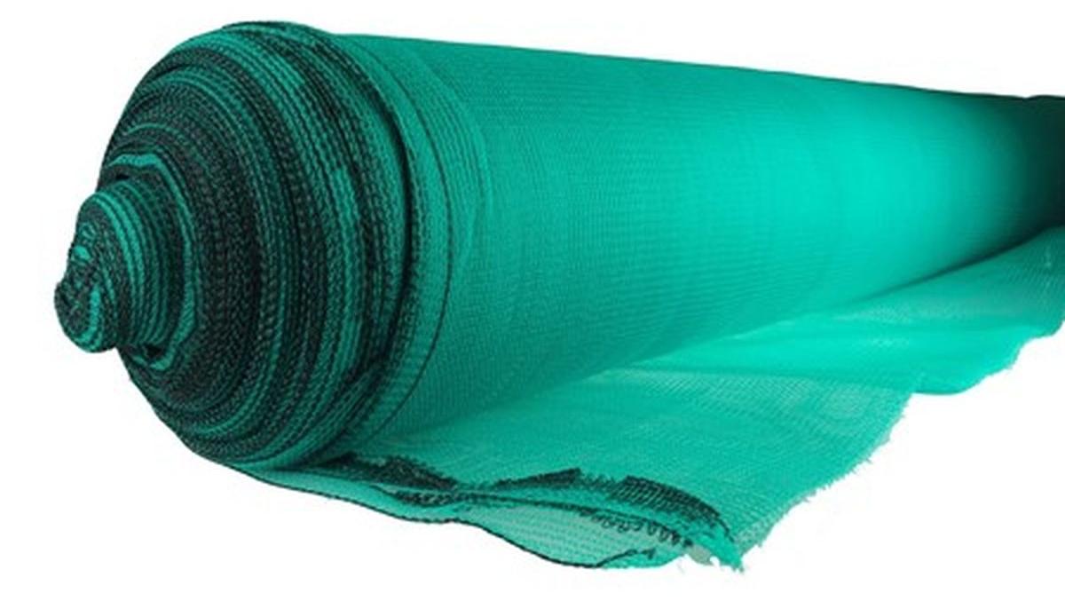 hbm PE-Abdecknetz für Gerüste, Standardgröße 3,07 x 50 m, grün 17566