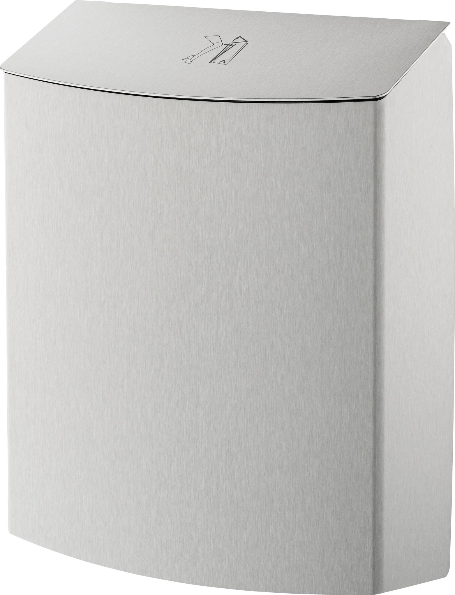 All Care Sustain Line Hygienebehälter Kniebedienung - 9L - Edelstahl - Anti-Fingerprint AC-19055