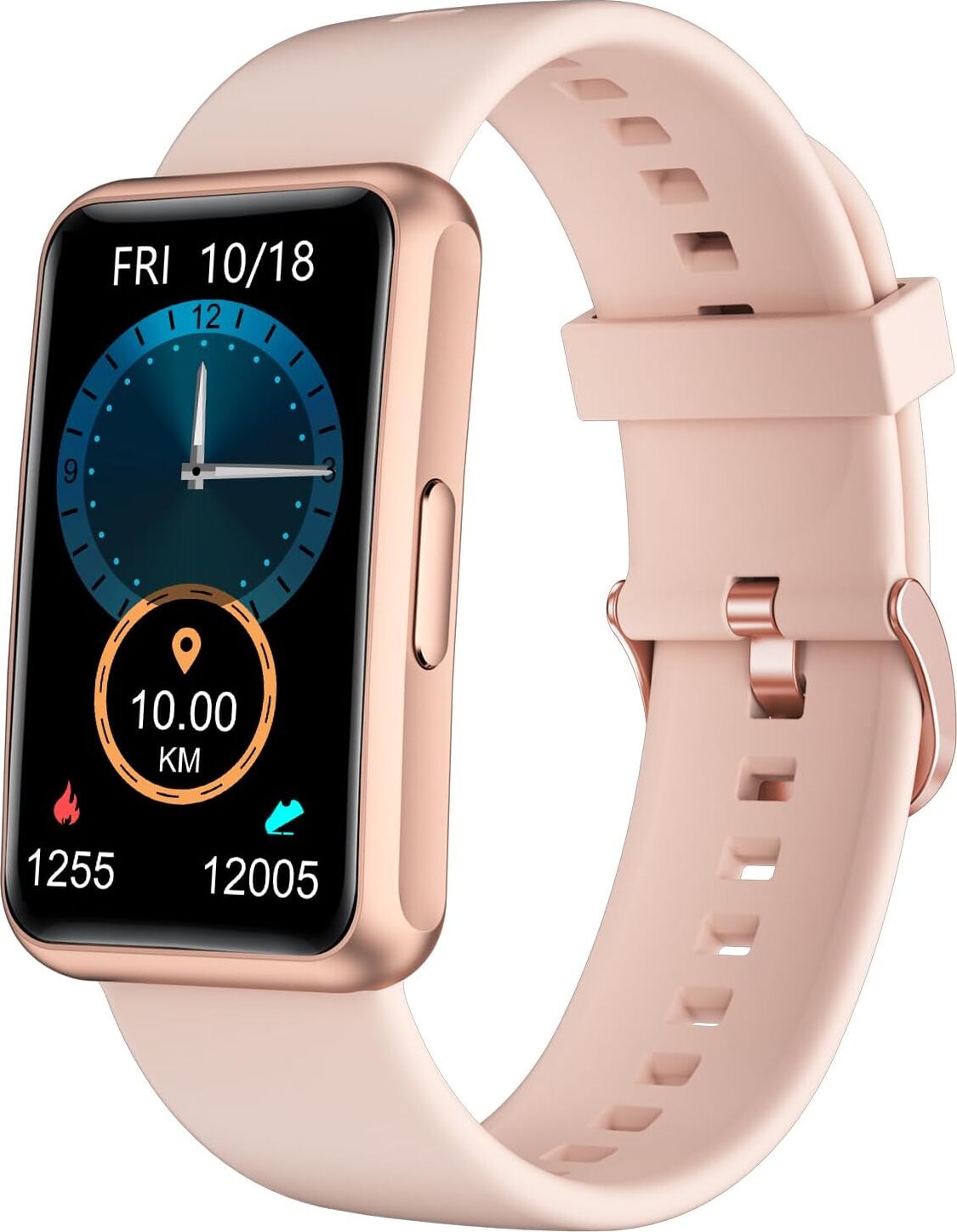 Hodinky s krokomerom (bez aplikácie a mobilného telefónu) 1,47" dotykový displej, jednoduchý fitness tracker s počítadlom kalórií, monitorovanie spánku, vodotesný Android IOS