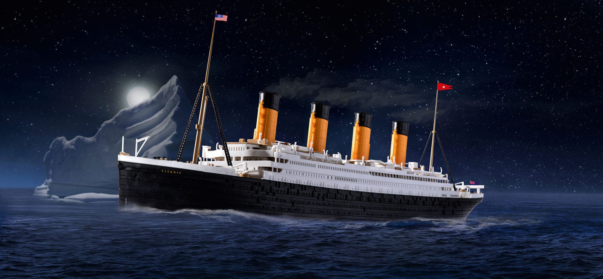 Revell RMS TITANIC, Schiffsmodell, 10 Jahr(e), Mehrfarbig, Schiffsmodell, Nicht für Kinder unter 36 Monaten geeignet, 448 mm 05498