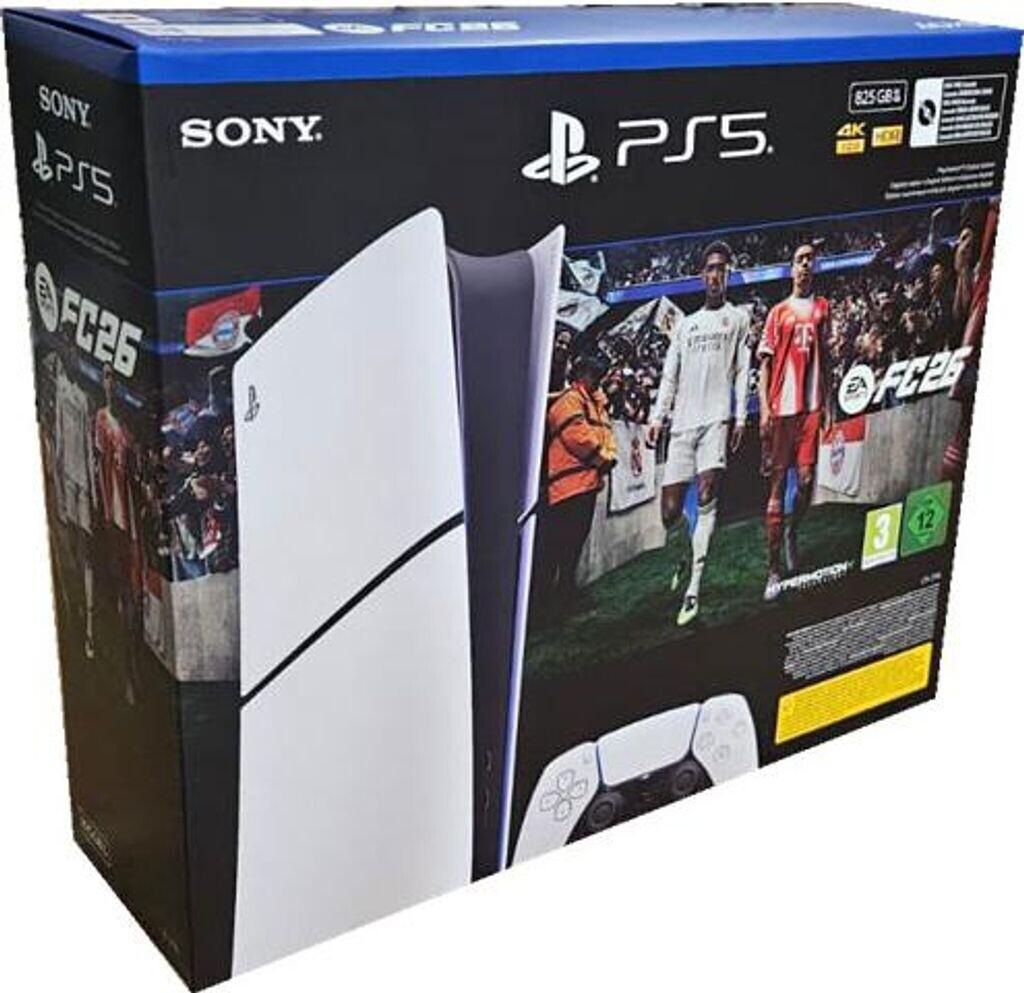 Sony PlayStation 5 Digital + EA Sports FC 26 Bundle, PlayStation 5, Čierna, Biela, 16000 MB, GDDR6, AMD, AMD Ryzen Zen 2