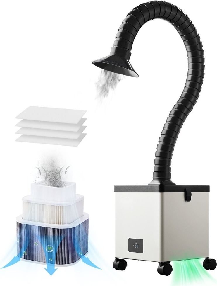 Odsávač zváracích dymov 85W - Absorbér spájkovacích dymov 200m³/h - Systém na odstraňovanie spájkovacích a zváracích dymov