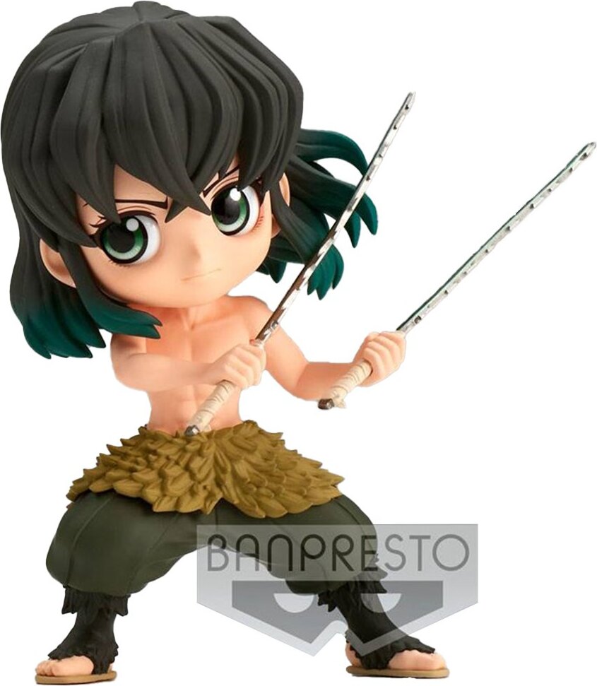 BANDAI Q posket Inosuke Hashibira | Demon Slayer Kimetsu No Yaiba Figur | 13 cm BP18456