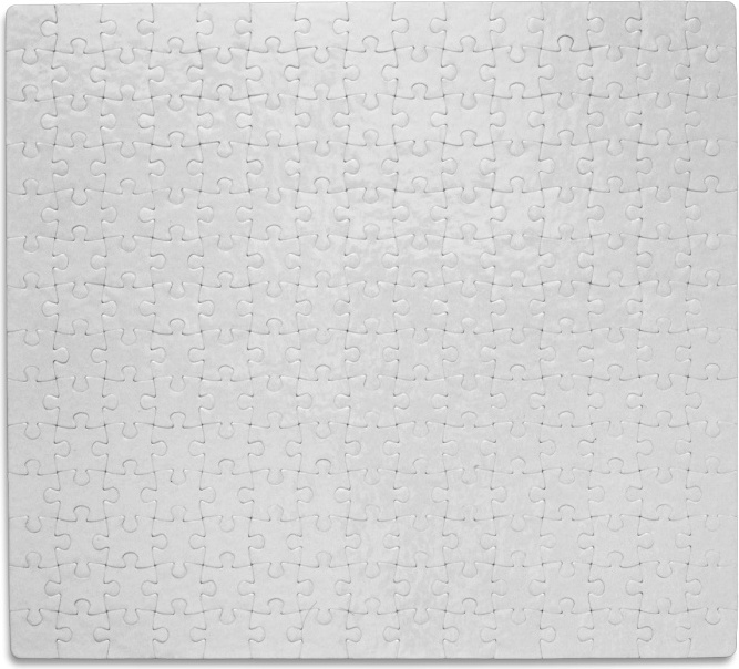 Kopierladen Karnath GmbH Puzzle Blanko individuell gestalten und bemalen - 210 Teile, ca. 303 x 273 mm - Leeres Puzzle mit glänzender Oberfläche BP-PAP