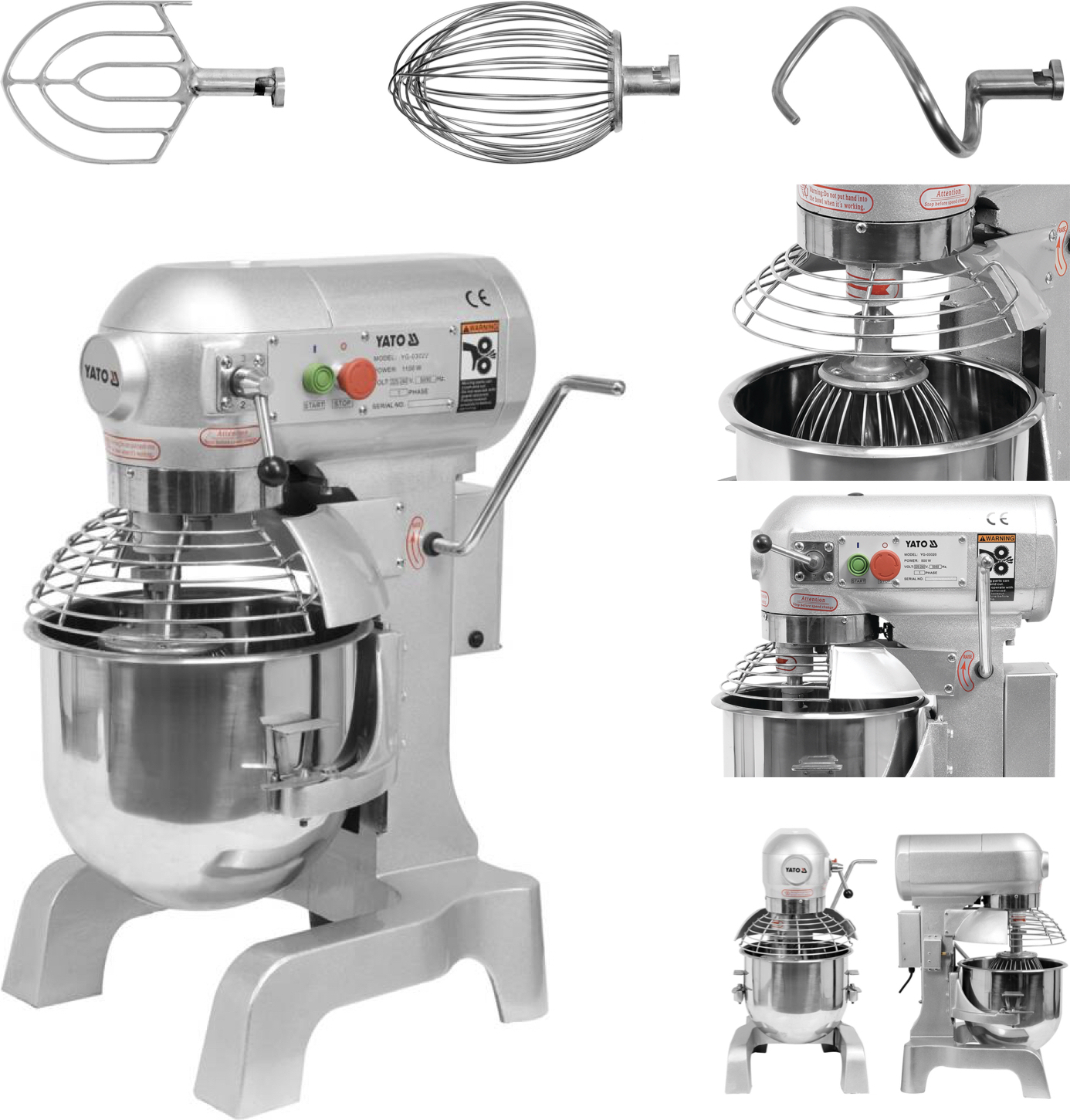 Küchenmaschine, Knetmaschine, Teigmaschine, 30L