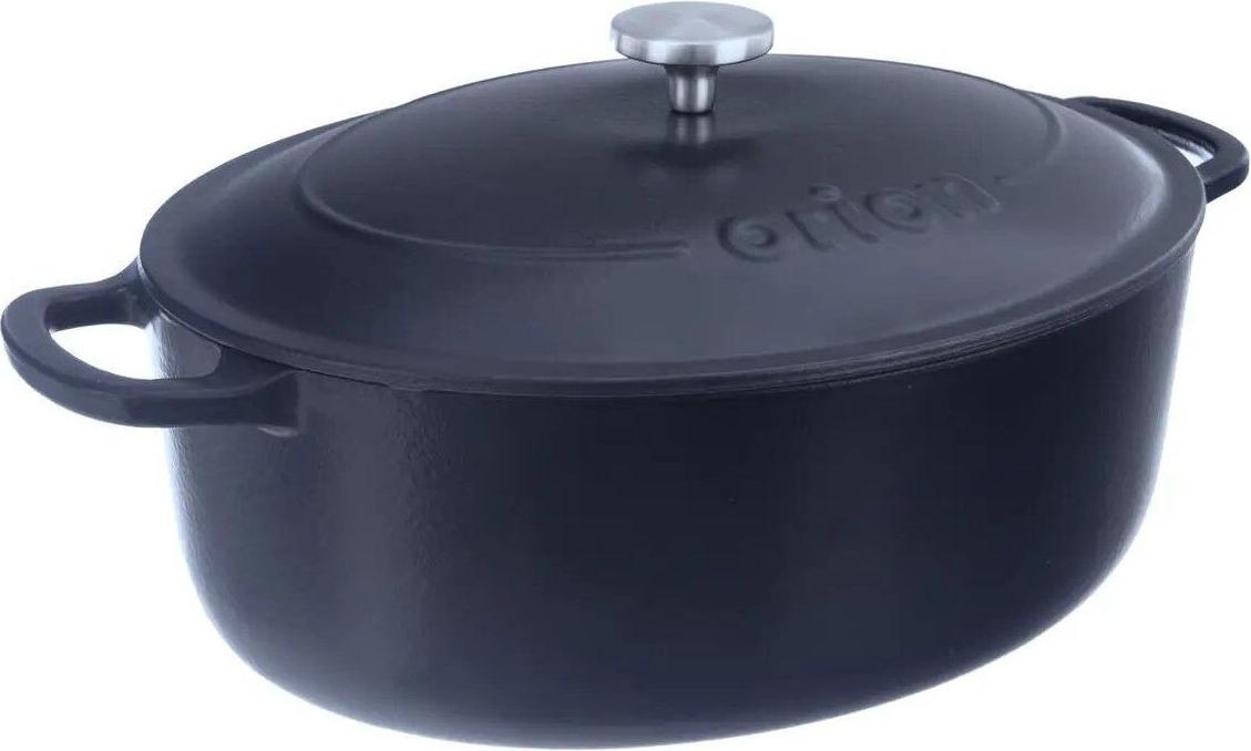 ORION Gusseisen Emaille Backform mit Deckel 42 x 27 x 18 cm 127037