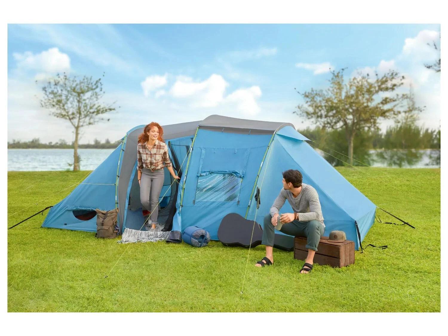 CRIVIT® Großraumzelt Familienzelt Zelt Ferienzelt Campingzelt 4 Personen 2 x Räume NEU