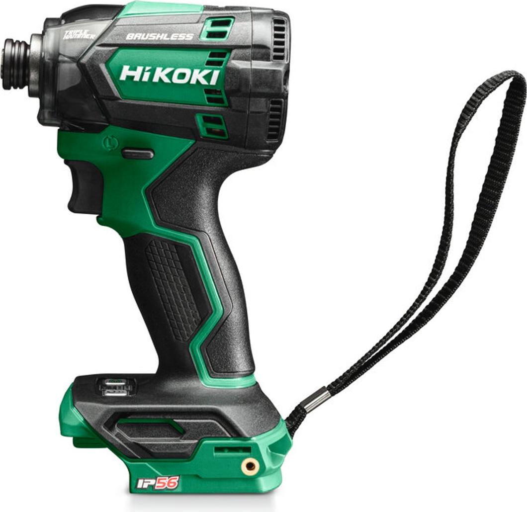 HiKOKI akumulátorový rázový uťahovák de, 18 V, 1/4", 210 Nm, bezkefkový motor, trojité kladivo, IP56 prachotesný a vodotesný, LED svetlo, kompaktný a ľahký, vrátane prepravného kufra de