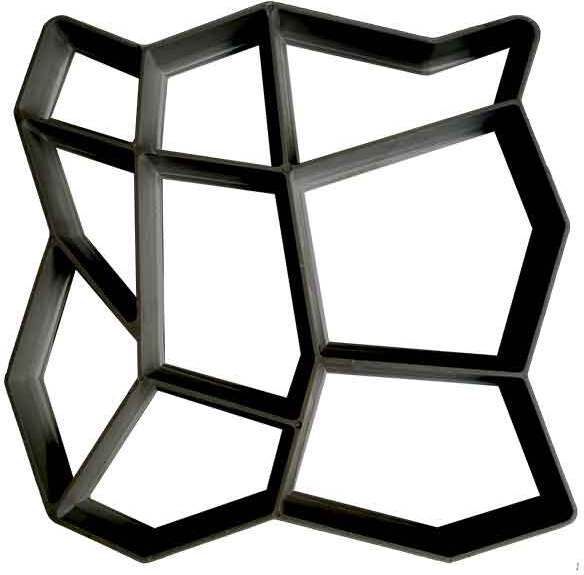 arcotec GmbH @tec Gießform Schalungsform Pflasterform Betonform 40x40x4cm Naturstein Pflaster Gehweg 4045