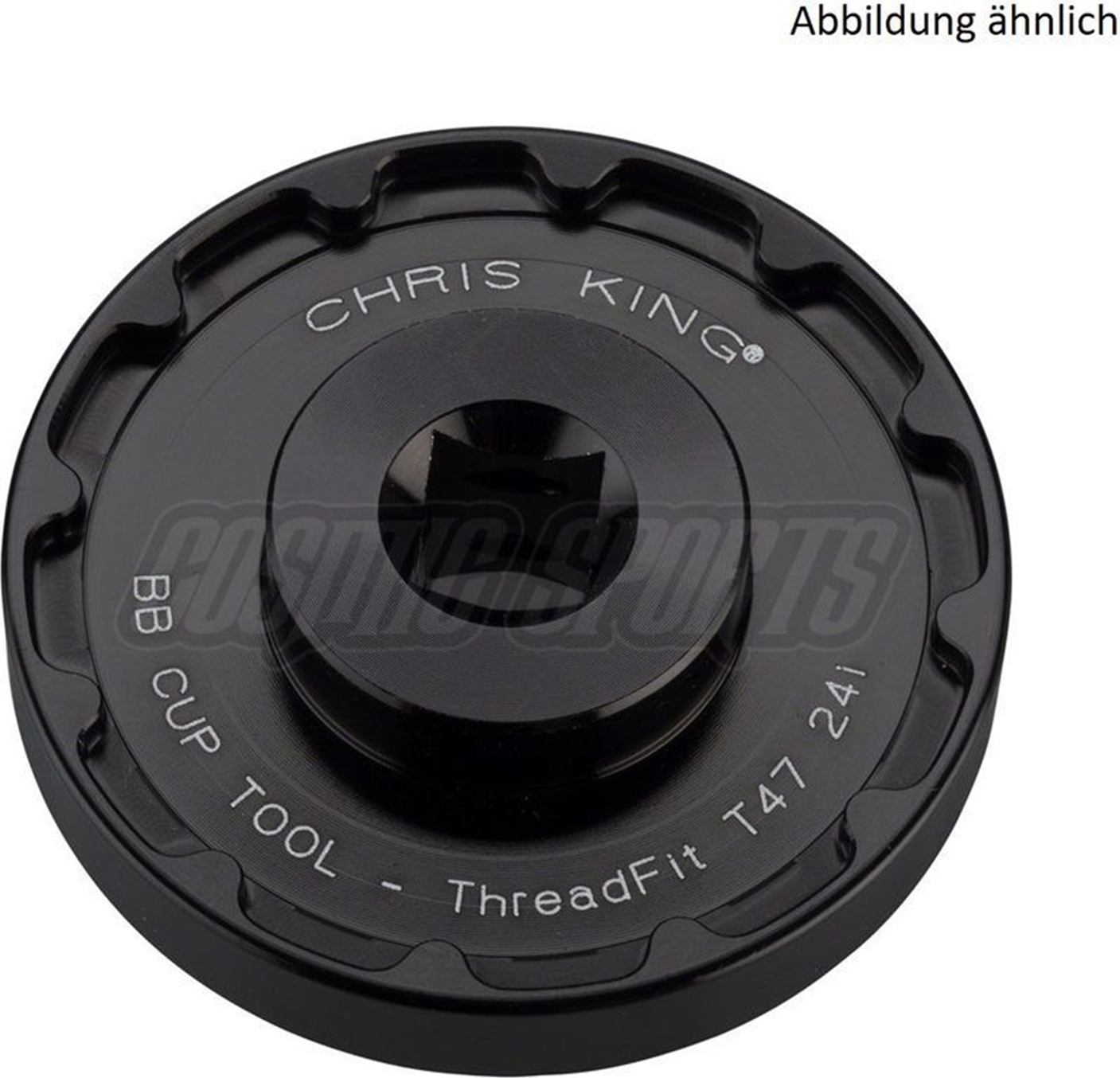 Chris King BB Cup Tool Innenlagerschlüssel ThreadFit 30mm, ThreadFit T47 24x, ThreadFit T47 TBB006