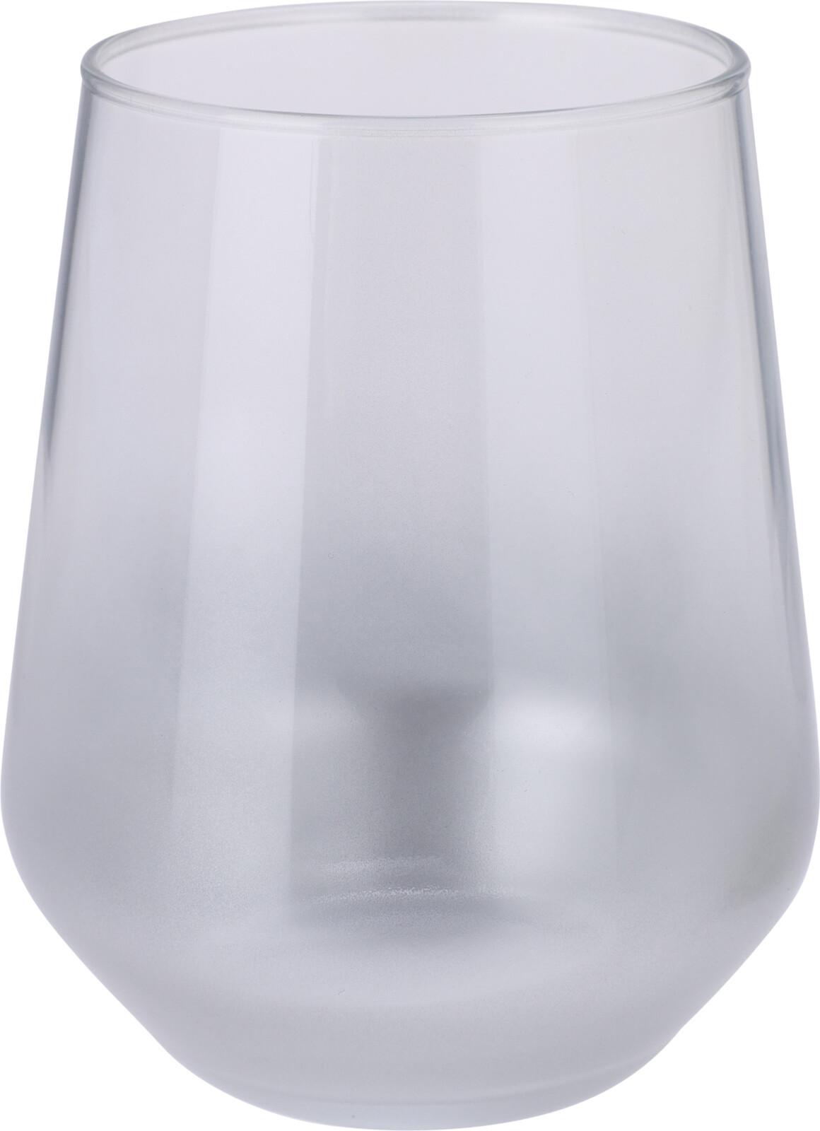 Koopman Trinkglas silber 425ml NEROLI