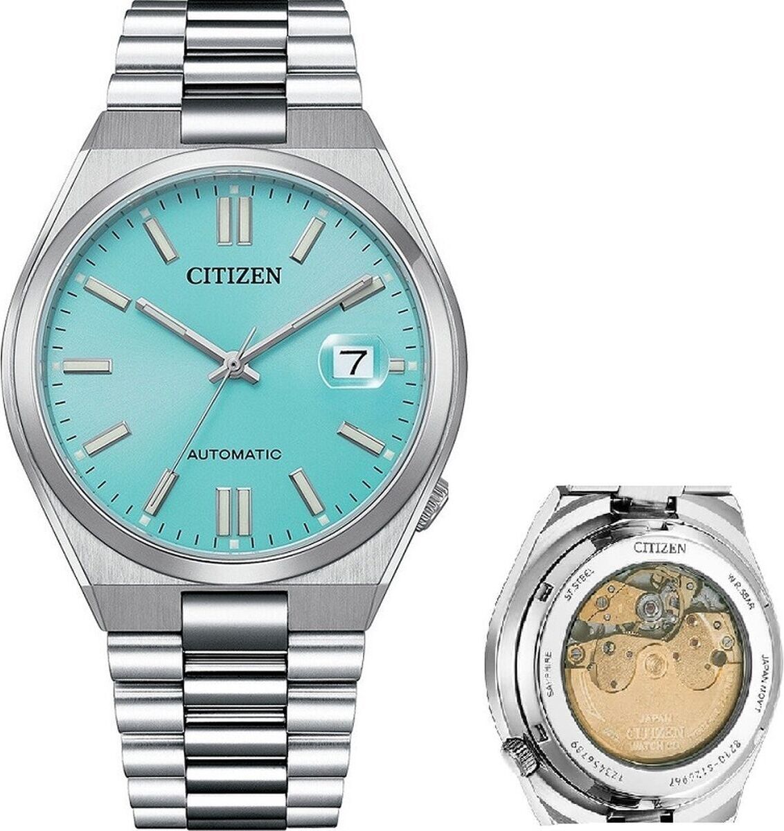 Pánske hodinky Citizen TSUYOSA AUTOMATIC striebornej farby (Ø 40 mm)