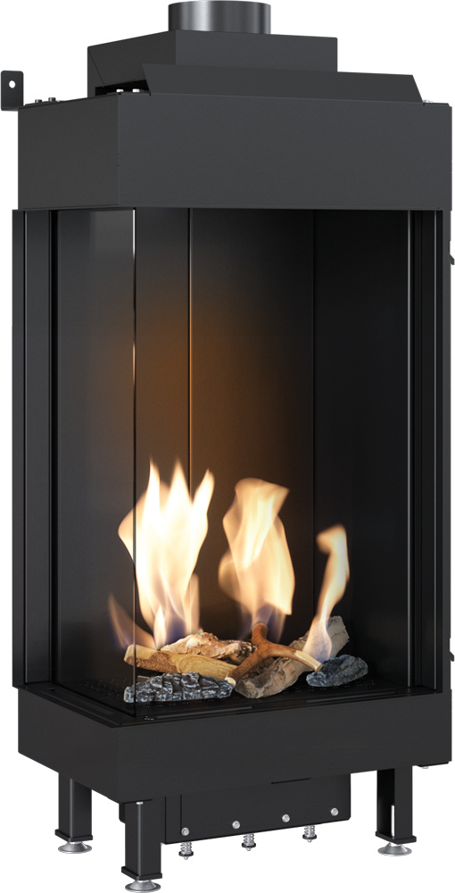 Plynový krb LEO 45 / 68 ľavý propán bután fi 100/150 4,1 kW