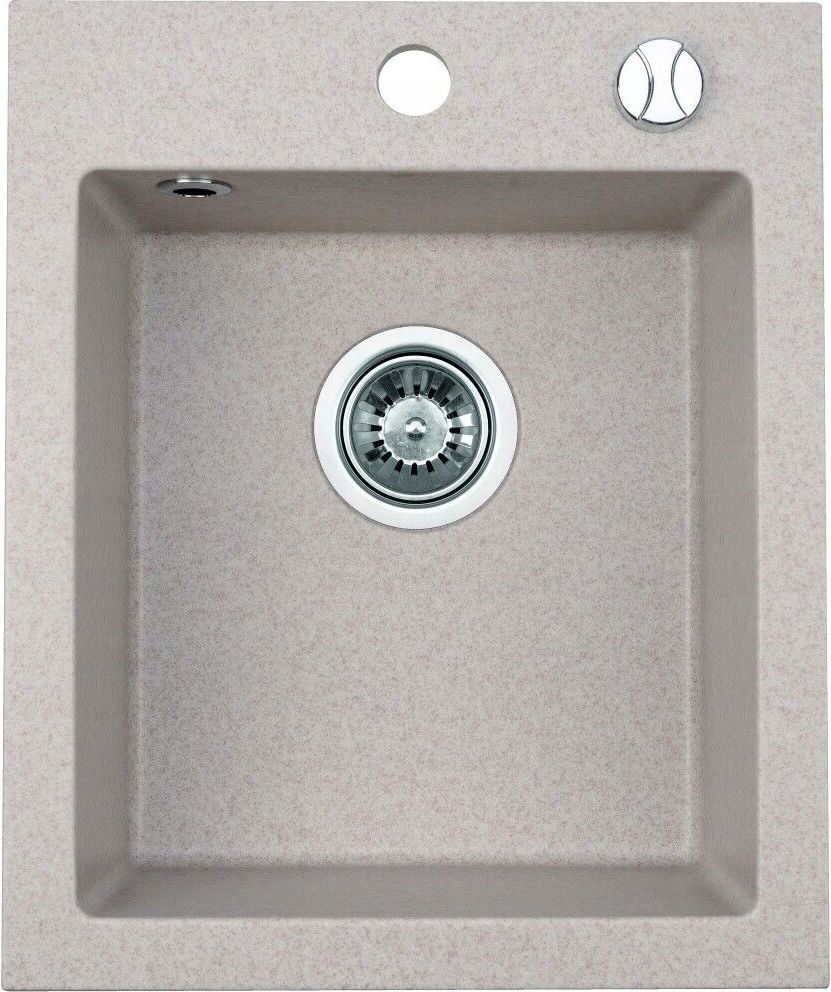 Sonstige Einbauspüle Granitspüle Küchenspüle Spülbecken Spüle 48,5x40,5; Beige